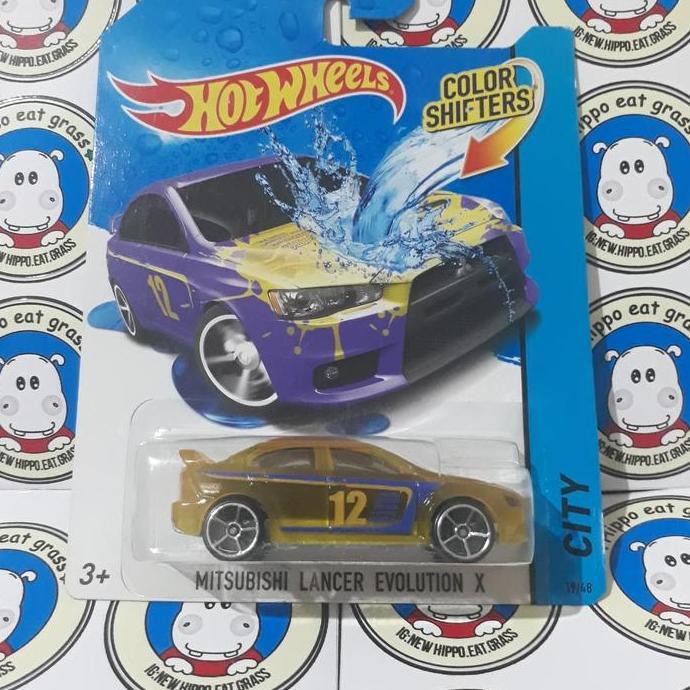 Hot Wheels Hotwheels Color Shifters Mitsubishi Lancer Evolution X