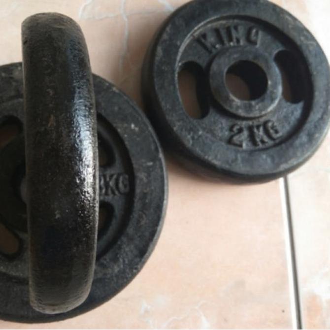 barbel plate atau plate barbel 2 kg