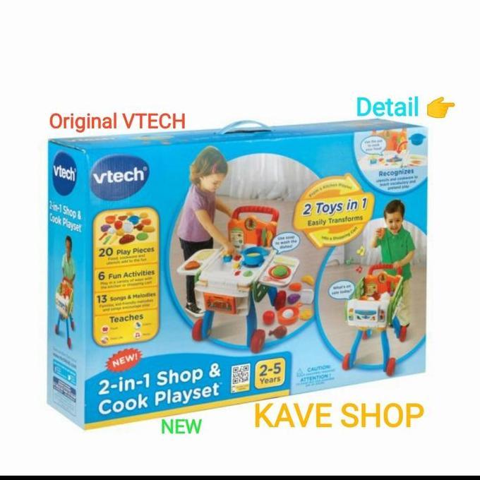 VTECH 2in1 Shop & Cook Playset - NEW - Original