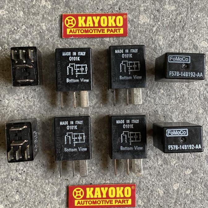 Relay Lampu K5 12v made in ITALY fomoco original ASLI