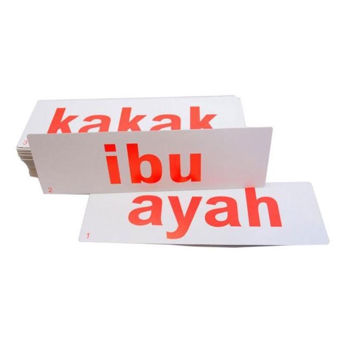 New- FlashCard Kartu Bayi Seri  - Belajar Membaca