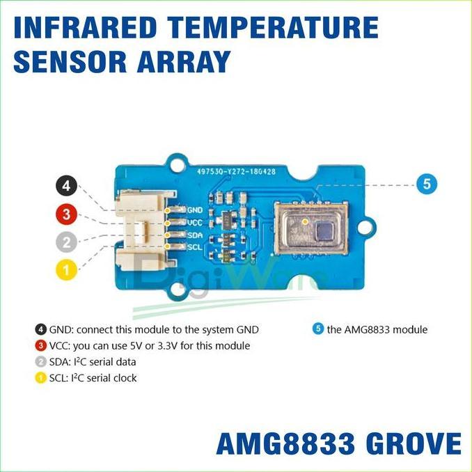 Promo Infrared Temperature Sensor Array AMG8833 Grove Diskon