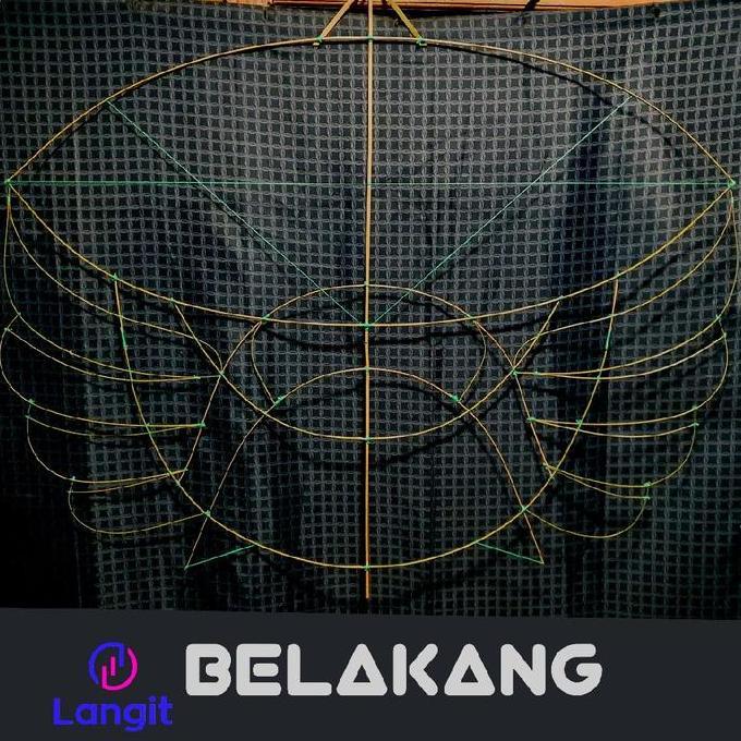 New- [ Kerangka layangan ] Kerangka  Ram raman 1,5 meter / 150 cm / Arku layangan ram raman Bambu