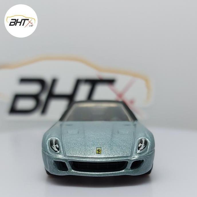 Hot Wheels Speed Machines Ferrari 599 GTB Fiorano Metallic Steel Blue Loose 2010 Hotwheels