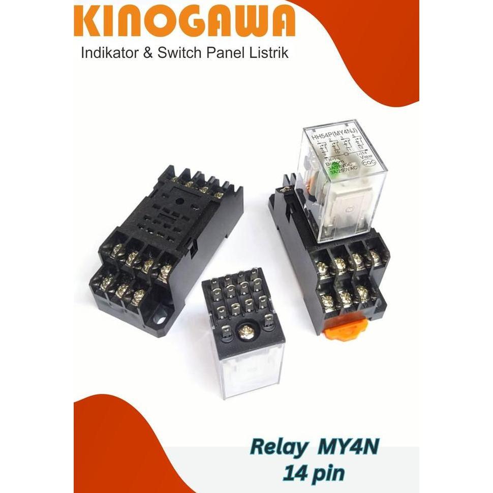 Relay MY4N 14Pin 220V 24V TERBAIK
