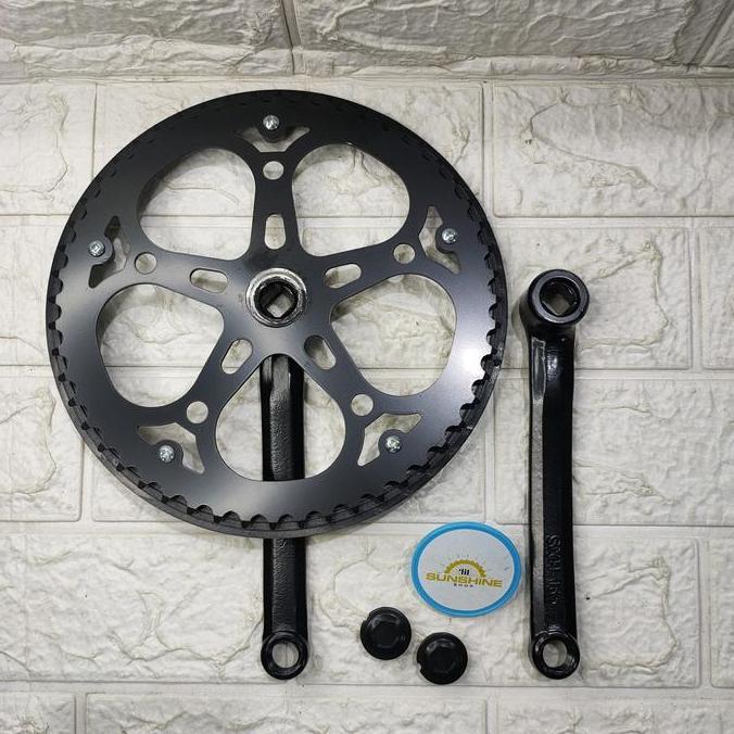 Promo Crank 52T Eterna Gir Gear Tengah 52 T Sepeda Lipat Seli Balap Fixie Rb Cod
