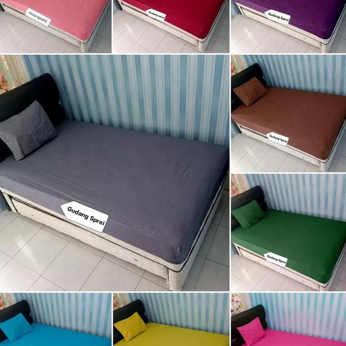 sprei katun embos single bed ukuran 90 100 120