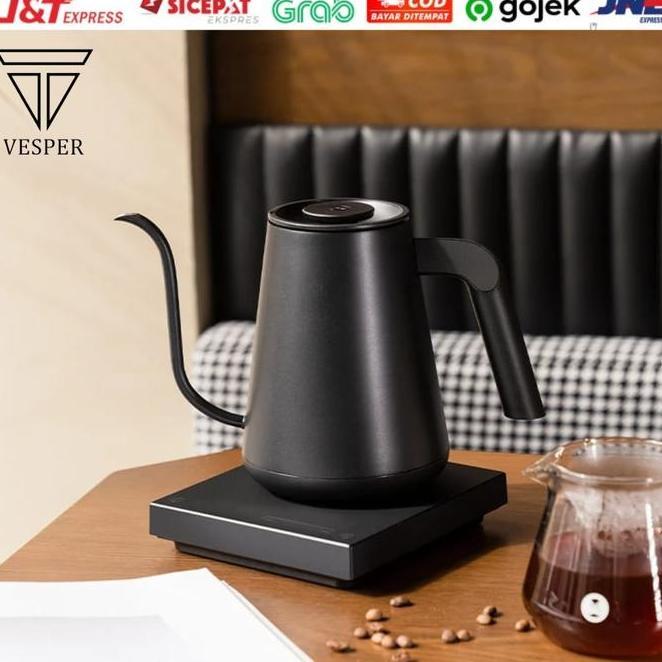Timemore Fish Smart Pro Electric Coffee Kettle 900Ml Teko Kopi Listrik