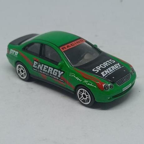 REALTOY ACTION CITY MERCEDES BENZ CLK COUPE LOOSE NO MULUS 1/59 (s)