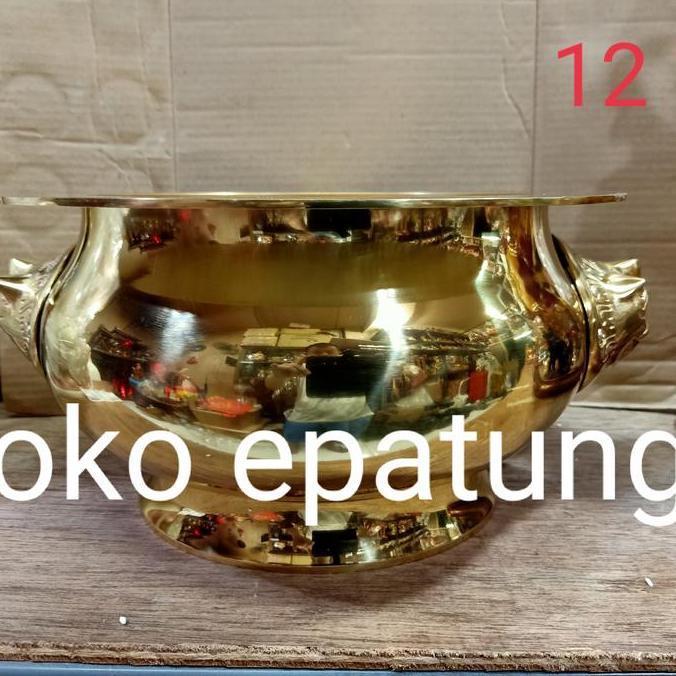 hio lo hiolo kuningan kepala singa 12 " CO