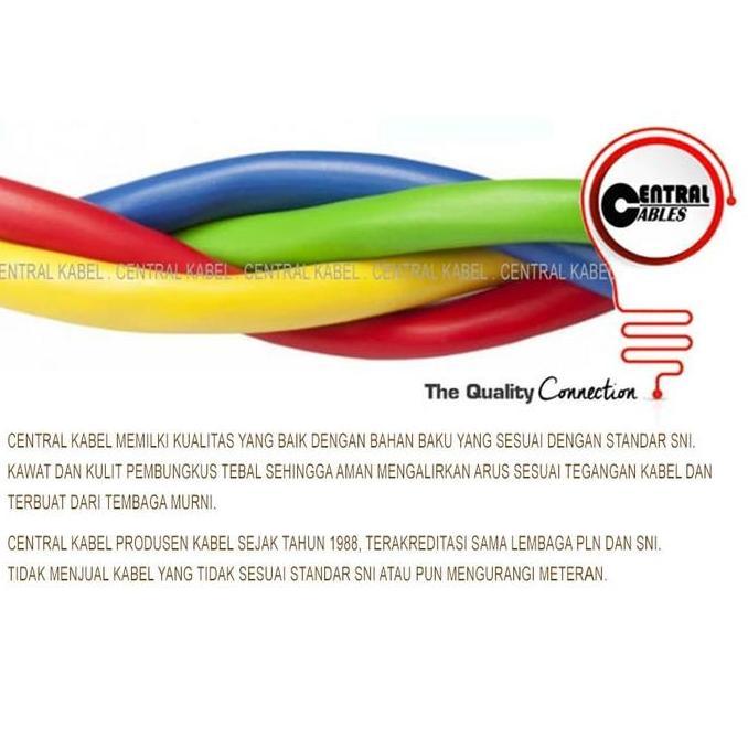 SNI FLEKSIBEL CENTRAL KABEL LISTRIK NYYHY 4x10 NYYHY 4 x 10 750V MTR