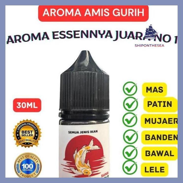 (PANCING) ESSEN POWER AMIS GURIH 30ML ESEN MANCING SEMUA JENIS IKAN MAS LELE NILA PATIN GABUS BAWAL 