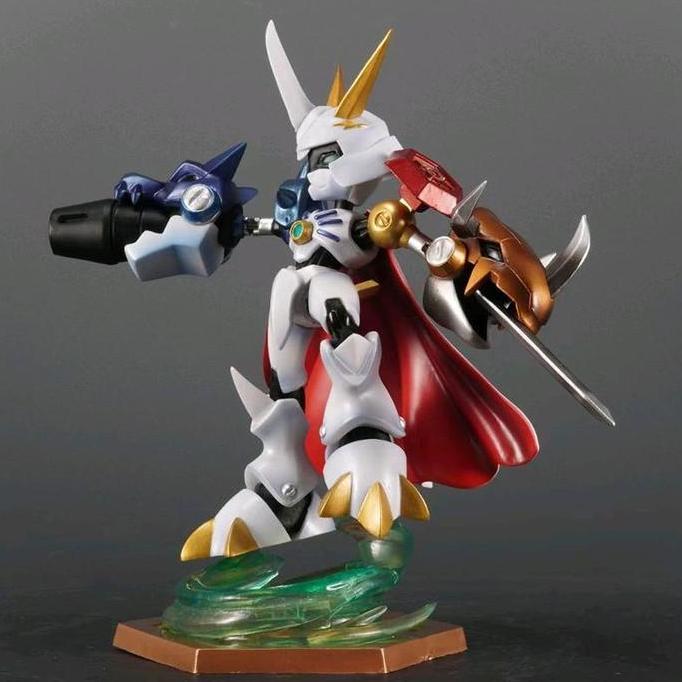 Action Figure Omegamon Digimon 24cm Statue Pvc Collectible