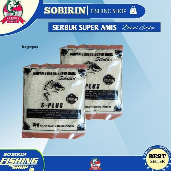 umpan serbuk ikan mas super amis siap pakai