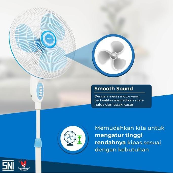 Kipas Angin Miyako KAS 1618 Standing Fan Miyako 1618 Kipas Berdiri BPL