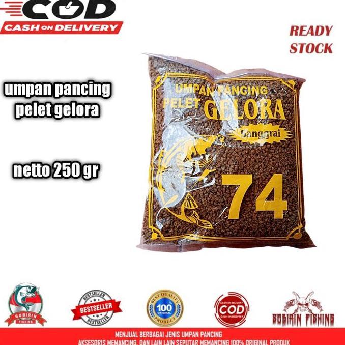 umpan pancing ikan mas umpan pelet gelora sangrai