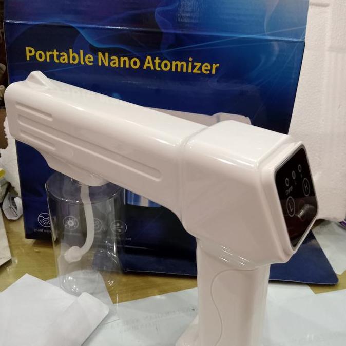 TERMURAH - Nano spray gun wireless disinfectant portable steam gun desinfektan
