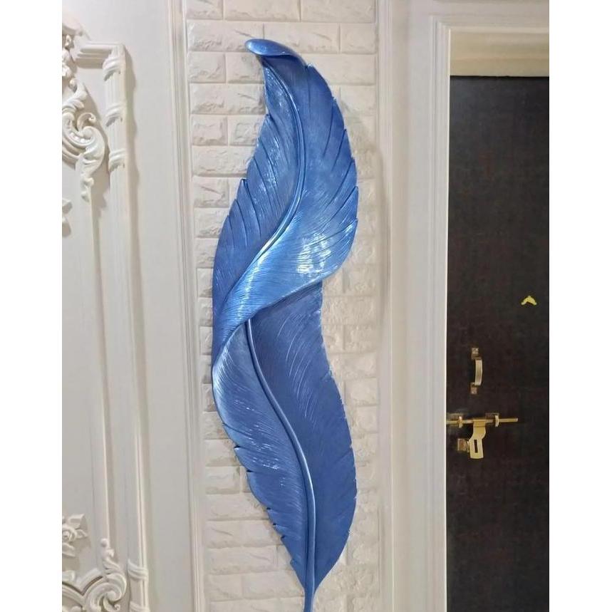 Murah Lampu Dinding LED Bulu Angsa Estetik Uk 65 cm & 90 Cm /Lampu Hias Bulu Angsa LED