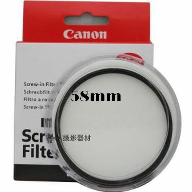 TERMURAH - Filter UV Canon 58MM( for Canon1200D/1300D/2000D/3000D/4000D/80D/70D)
