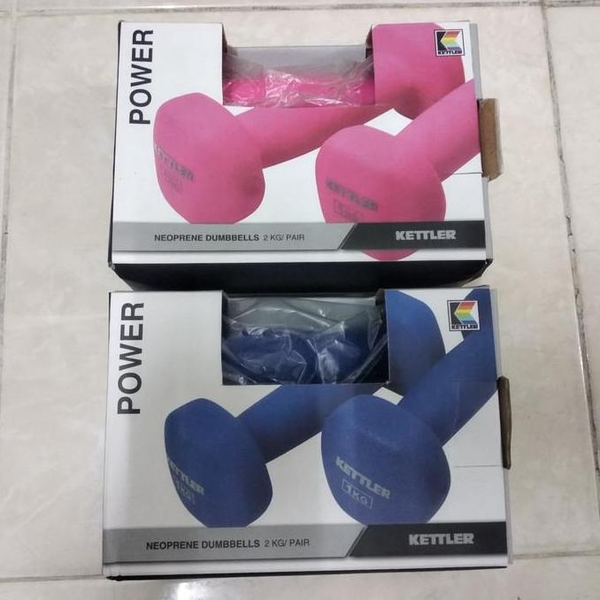 Dumbell/Barbel/Dumbell Kettler/KETTLER Dumbell Neoprene(2Kg/Pair)Pink