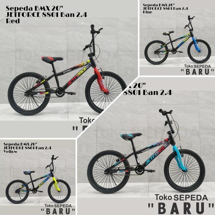 Terbaru Tb - Sepeda Bmx Jetforce Ukuran 20 Inch Ban 2.4