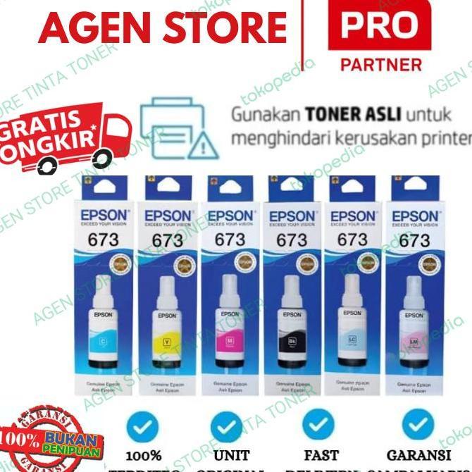 Tinta Epson 673 Original Varian L800 L805