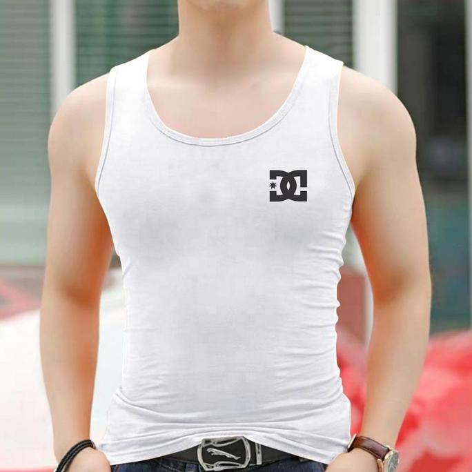 kaos dalam pria/kaos singlet pria/bahan babyterry100% DC