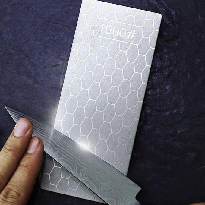 Batu Asa Pengasah Asah Asahan Pisau Diamond Double Sided 1000&400 [terbaik]