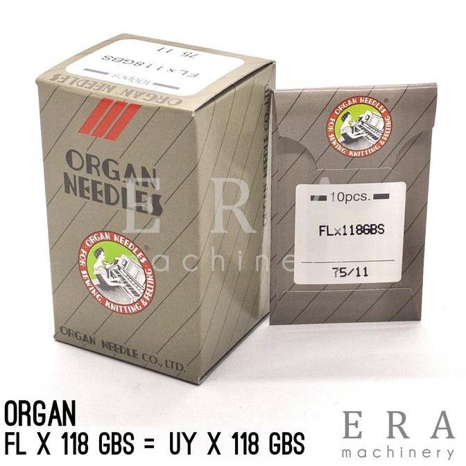 Jarum Jahit Flx118Gbs Uyx118Gbs Organ Needles Japan Fl Uy X 118 Gbs