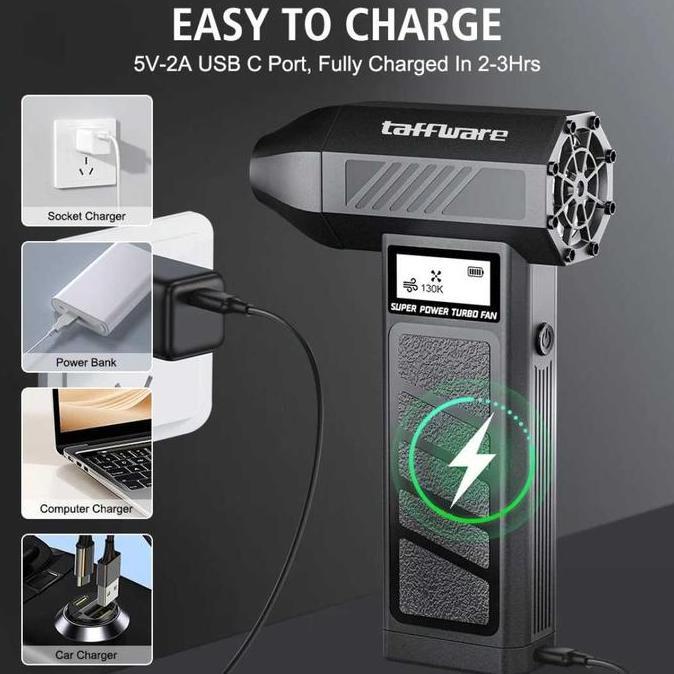 Msv_Klanggen - Taffware Par-13 Mini Turbo Violent Air Blower Cordless Jet Portable