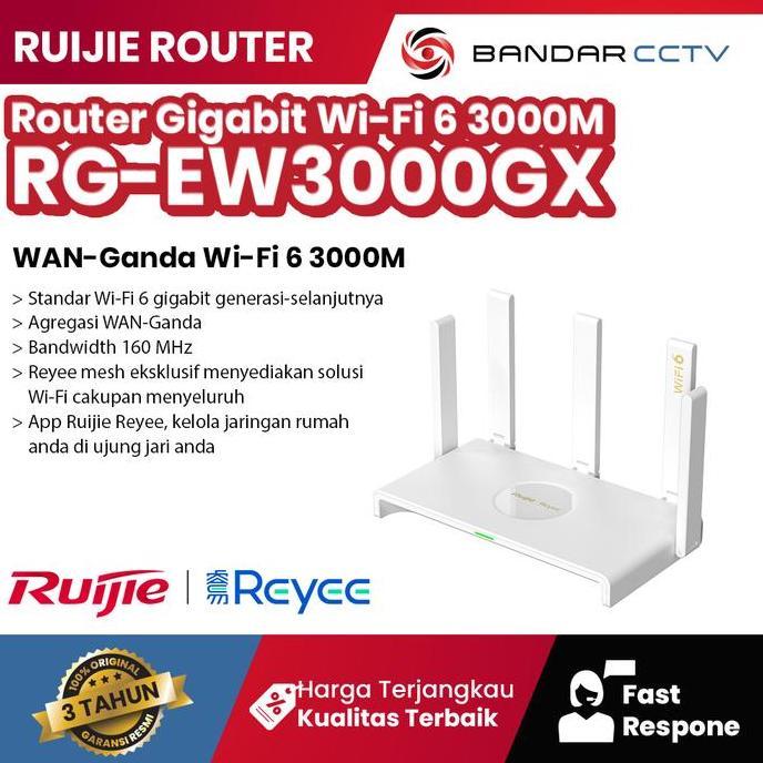 RUIJIE REYEE ROUTER GAMING RG-EW3000GX