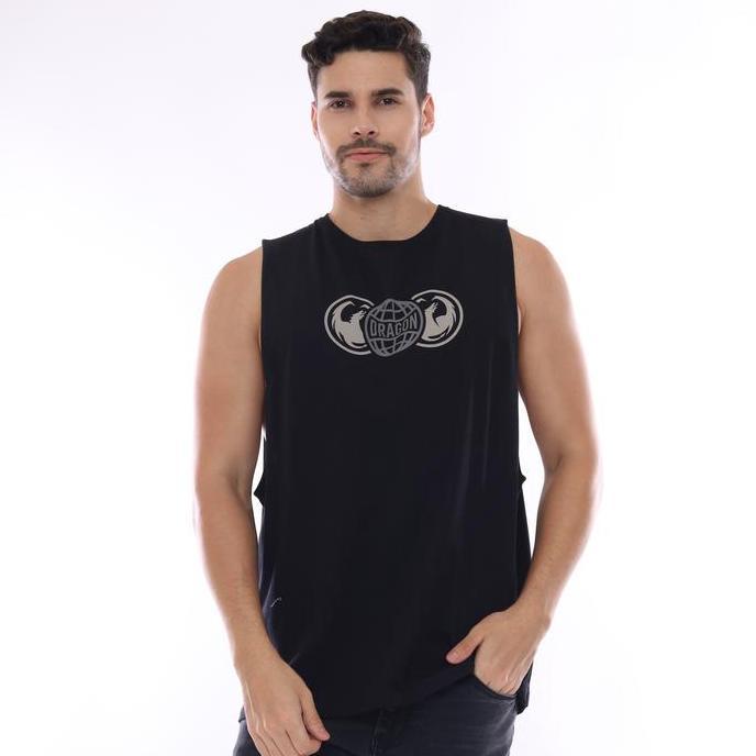 Dragon Kaos Singlet Pria Cartel Planet Surf