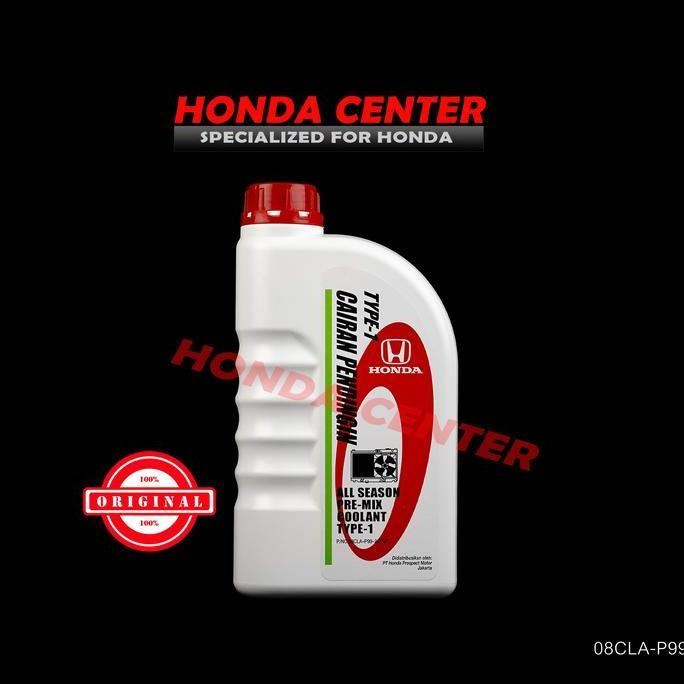 gonjabless - honda original radiator coolant 1l cairan radiator mobil honda all type