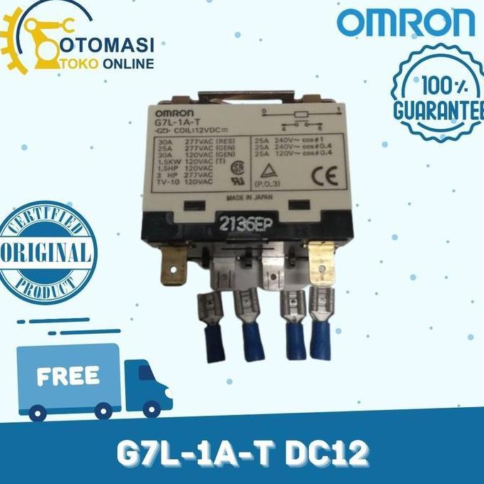 G7L-1A-T DC12 Power Relay OMRON MURAH