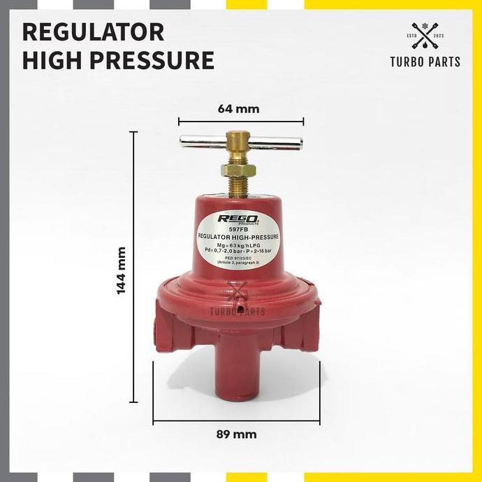 Regulator High Rego - Regulator Kompor High Pressure