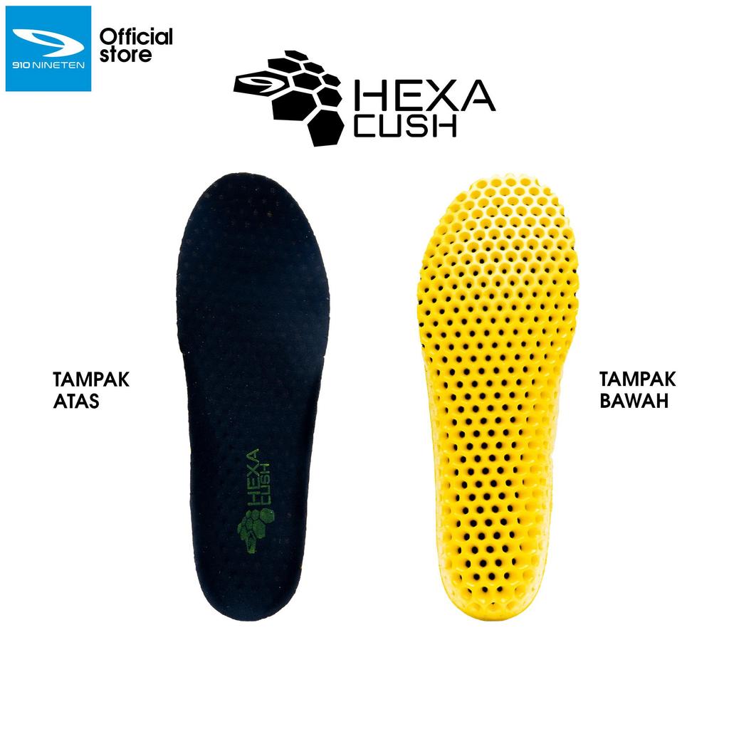 Grosir 910 Nineten Yuza Evo Sepatu Trail - Hitam/Hijau Tua/Jingga