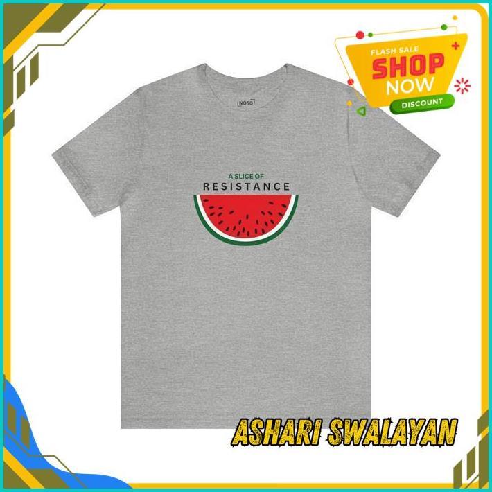 KAOS PALESTINA SOLIDARITAS KEBEBASAN KEMANUSIAAN SEMANGKA SIMBOL UNI COSTUM LOKAL INDONESIA