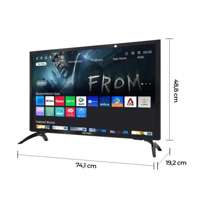 Terlaris Smart Tv Polytron 32 Inch Pld-32Cv2269 Coolita Os Hd Ready Layar Led Garansi 5 Tahun Pengal