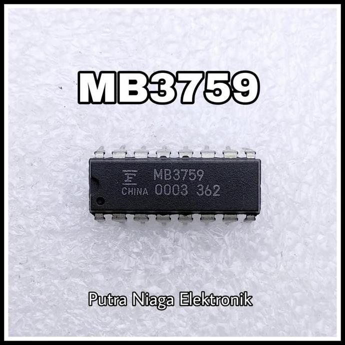 Diskon (1) ic MB3759 Dip 16 Pin / MB 3759 putran1a