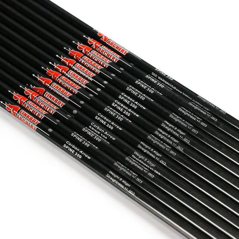 Shaft arrow Linkboy archery Glossy 100% pure carbon