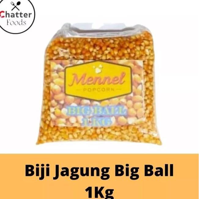 Jagung Usa 1Kg Mennel Popcorn Bball Mushroom Popcorn