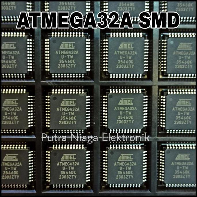 Terbaru (1) ic ATMEGA32A SMD ATMEGA32 ATMEGA 32A ATMEGA32AU ATMEGA32A-AU putran1a Berkualitas