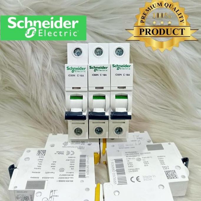 MCB Schneider 1phase Acti9 A9F74116 16a Original/mcb Schneider original mcb 16a mcb 1phase mcb Schne