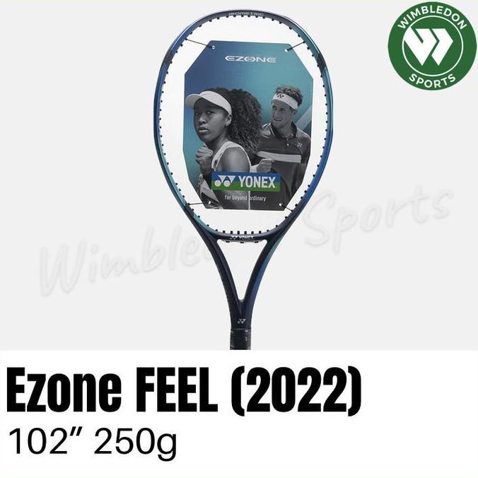 Raket Tenis Yonex EZONE FEEL 2022 / Raket YONEX EZONE Feel Sky Blue