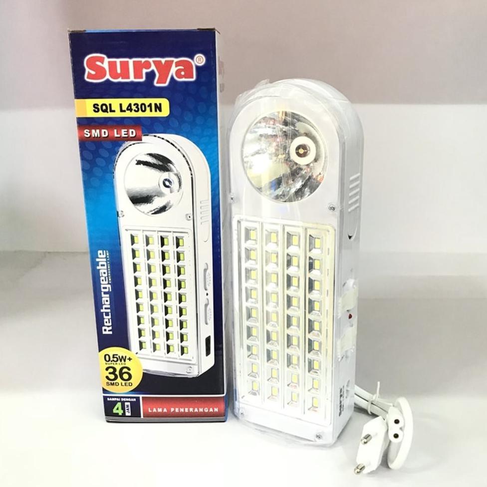 Lampu Emergency LED Surya SQL L4301 Tahan Lama Lampu emergency