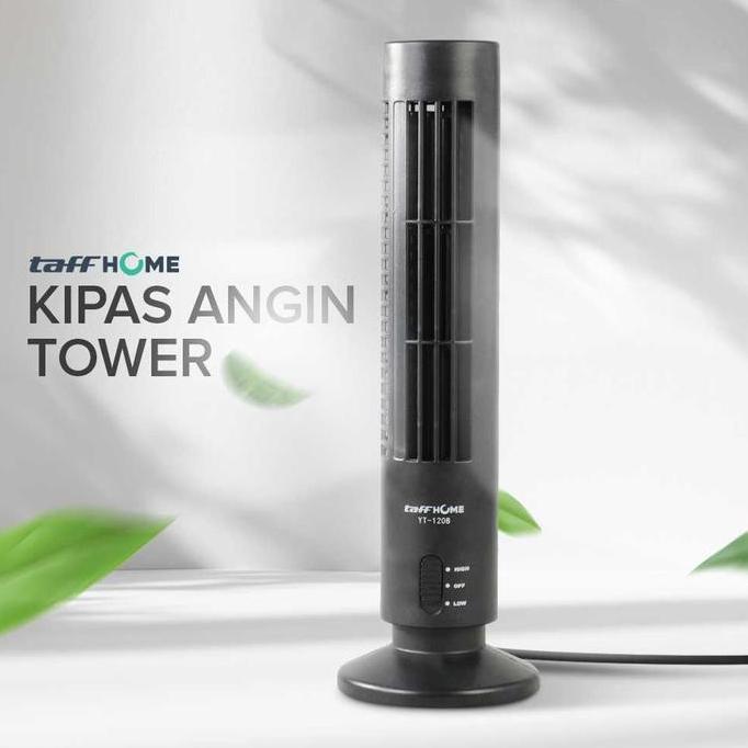 gonjabless - taffhome kipas angin usb tower 2 speed yk-128 - portable desk fan