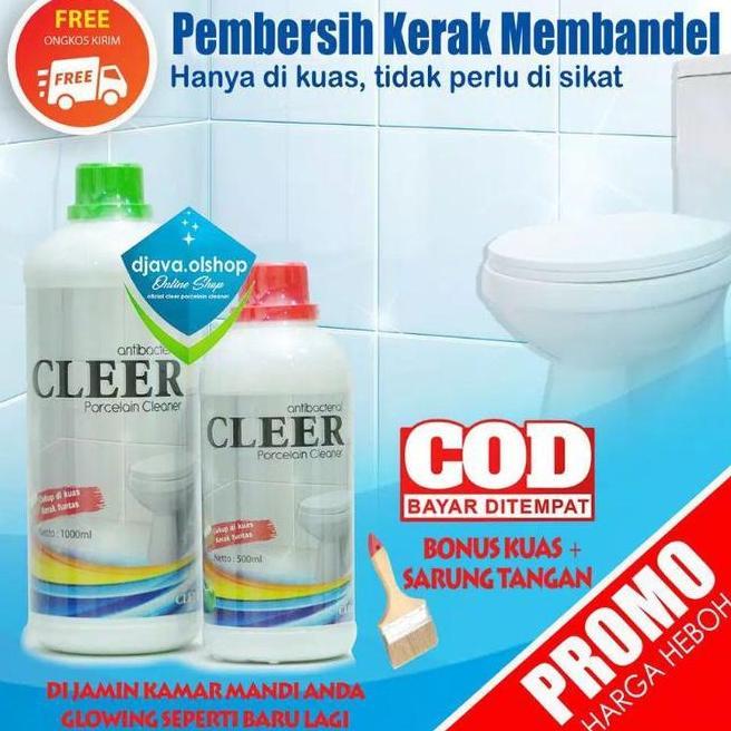 Pembersih Keramik Porselen Kamar Mandi Ampuh Cleer 1Ml