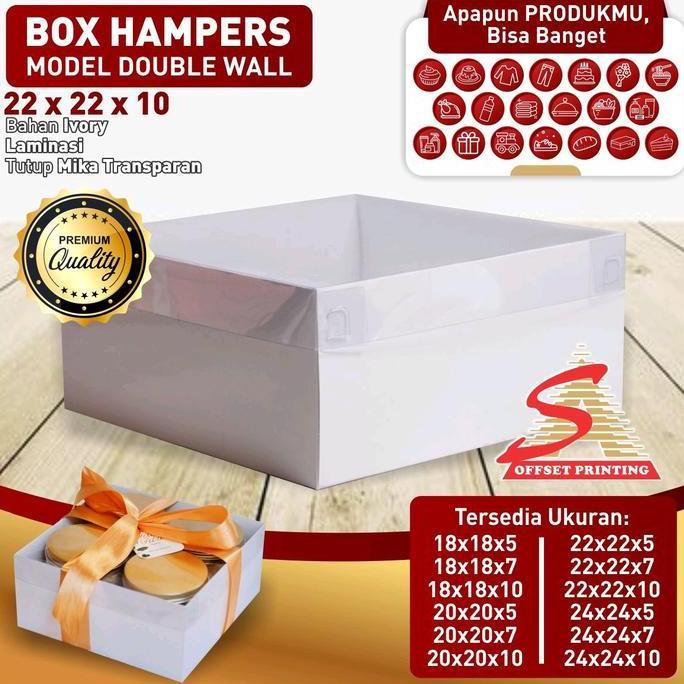 :>:>:>:>] Box Hampers 22x22x10 / box pudding