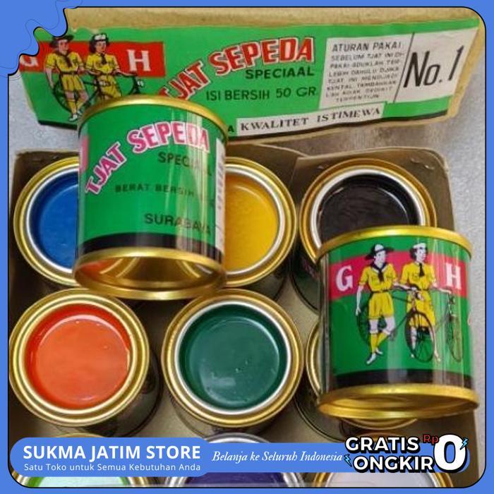 CAT SEPEDA CAT BESI CAT PANDU 50 GRAM CAT MINI 50 GRAM CAT PANDU 50 GR CAT MINI 50 GR CAT BESI KECIL