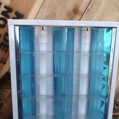 Kap Lampu housing RM TL T8 LED 16 watt 2x16 / Neon 2x36 36 watt